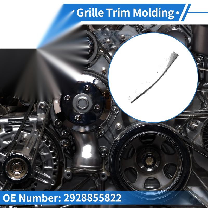 Mercedes-Benz W292 GLE GLS Front Lower Center Bumper Grille Trim (2016-2023)
