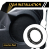 Ford Maverick Carbon Fiber Roof Speaker Ring Cover Trim (2022-2024)