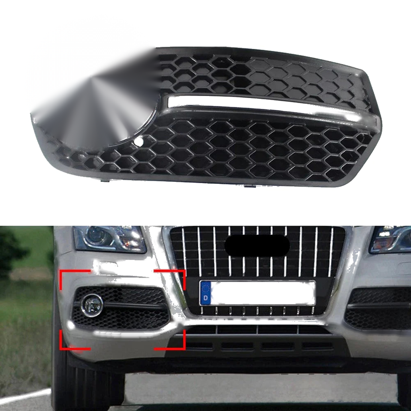 Audi Q5 Black Fog Light Lamp Covers (2009-2011)