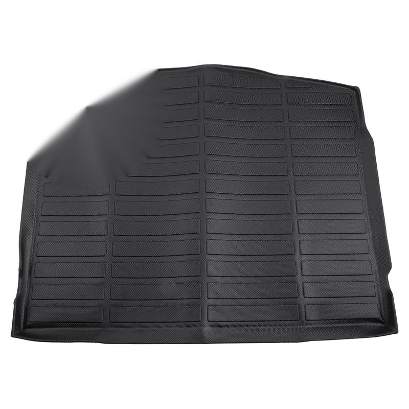 Ford Escape (2020-2024) Long Grid Pattern Black Cargo Liner Rear Trunk Mat