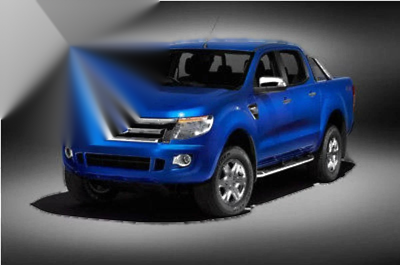 Ford Ranger Px 4 Door Handle Bowl Trim Black Matt (2012-2019)