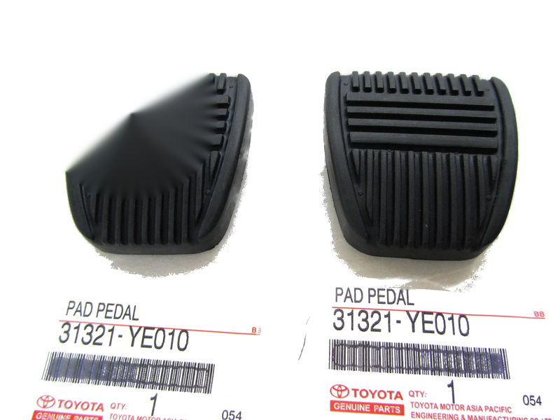 Toyota Celica Landcruiser Hilux 2 x Genuine Brake Clutch Pedal Pads