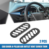 Chevy Corvette C5 Car Door A-Pillar Air Outlet Vent Covers (1997-2004)