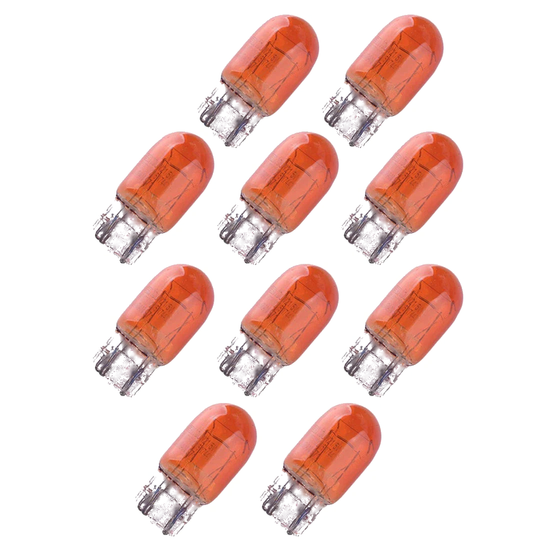 Car 10 x 7443 T20 Amber Turn Signal Tail Light Bulbs