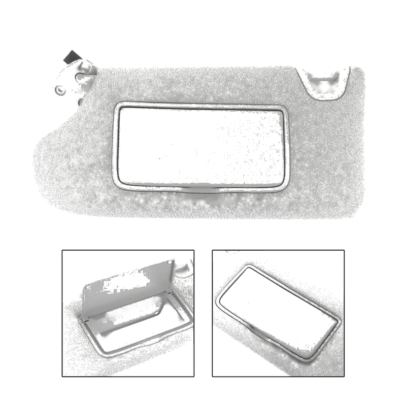 Nissan Altima Left Gray Sun Visor (2013-2018)