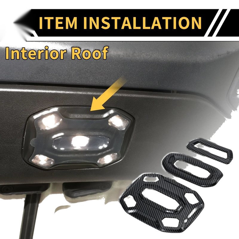 Jeep Wrangler JL Roof Reading Light Lamp Cover (2018-2023)