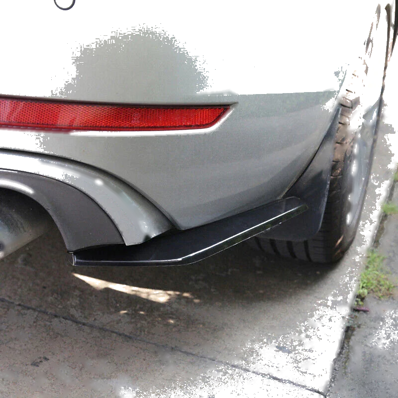 Gloss Black Car Body Side Skirt Diffuser Winglet