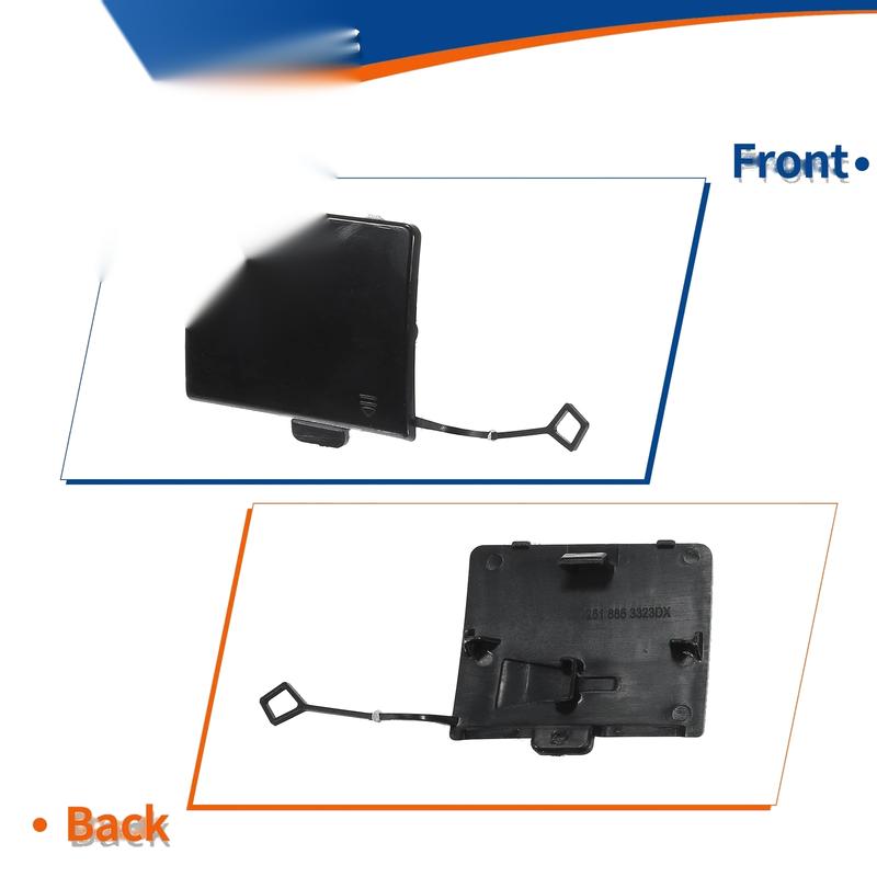 Mercedes-Benz W251 R350 (2006-2012) Black Rear Bumper Tow Hook Cover