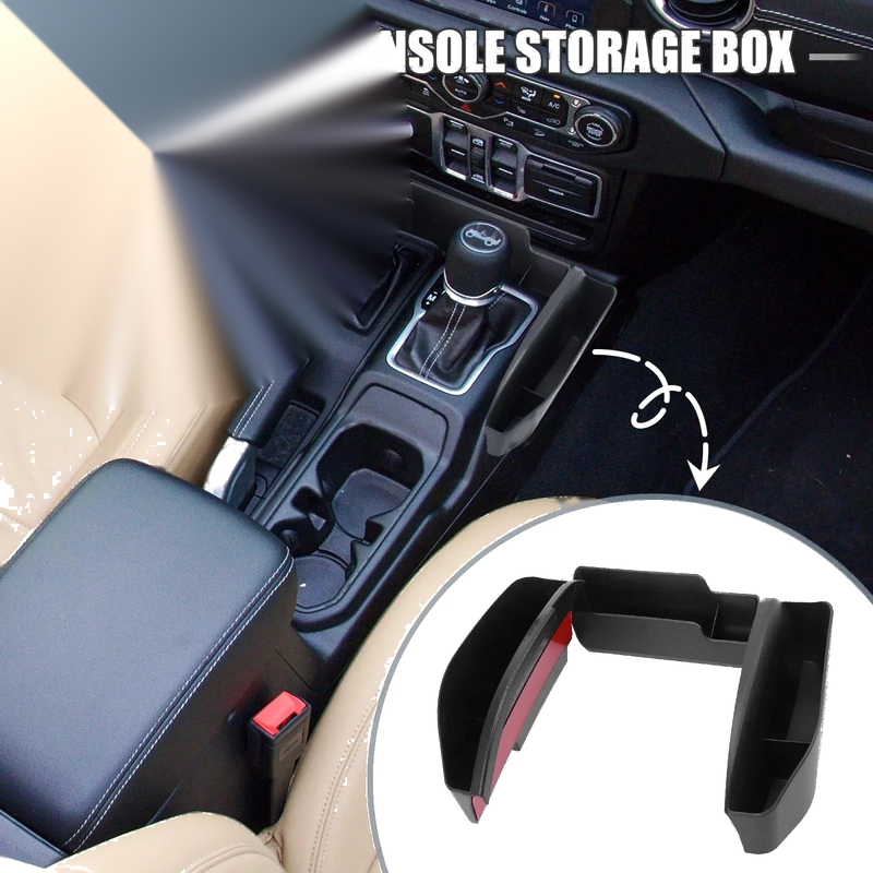 Jeep Wrangler Gear Shift Console Storage Box Tray Organizer Set (2007-2018)