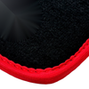 BMW 6 Series E24 Coupe with Red Trim Black Floor Mats (1976-1989)