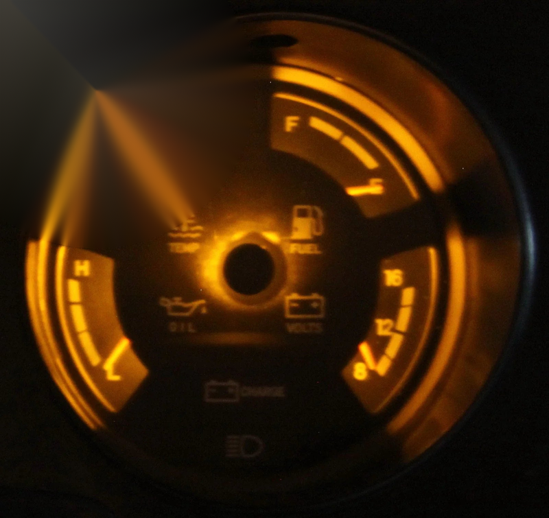 Toyota Landcruiser 60 Series Yellow LED Dash Instrument Cluster Light Kit
