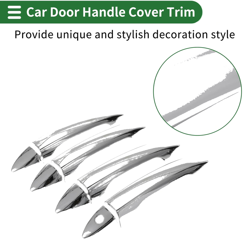 Honda Accord (2018-2023) Silver Tone Car Door Handle Cover Trim