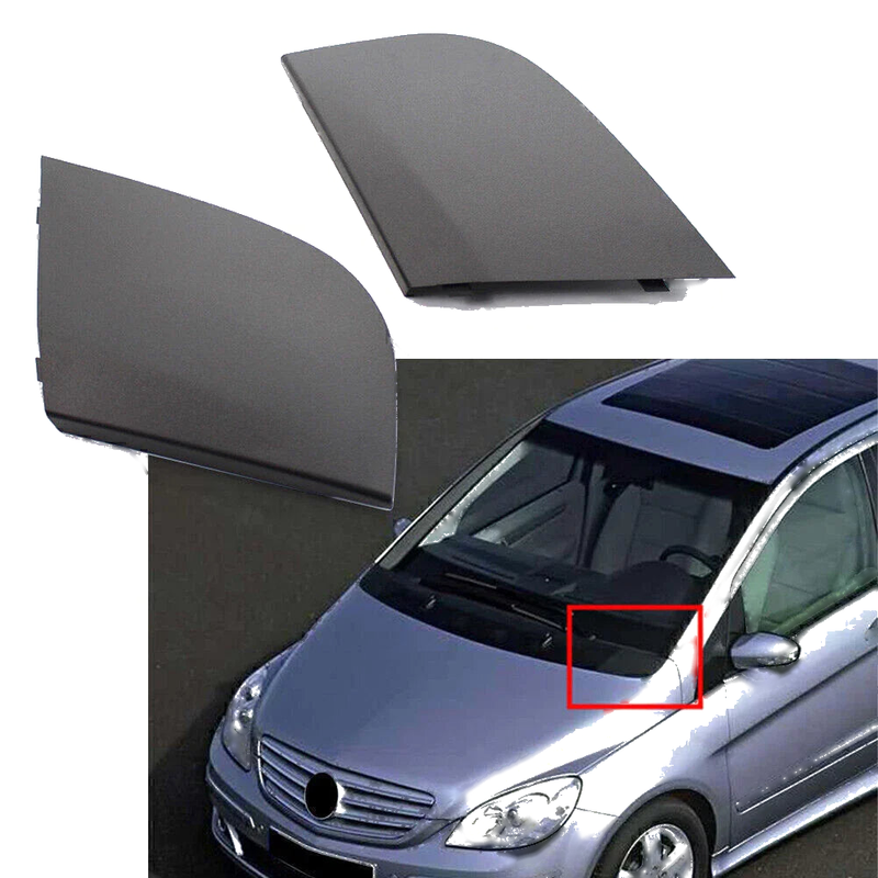 Mercedes Benz B-Class 2 x Car Front Windshield Water Drain Covers (2005-2012)