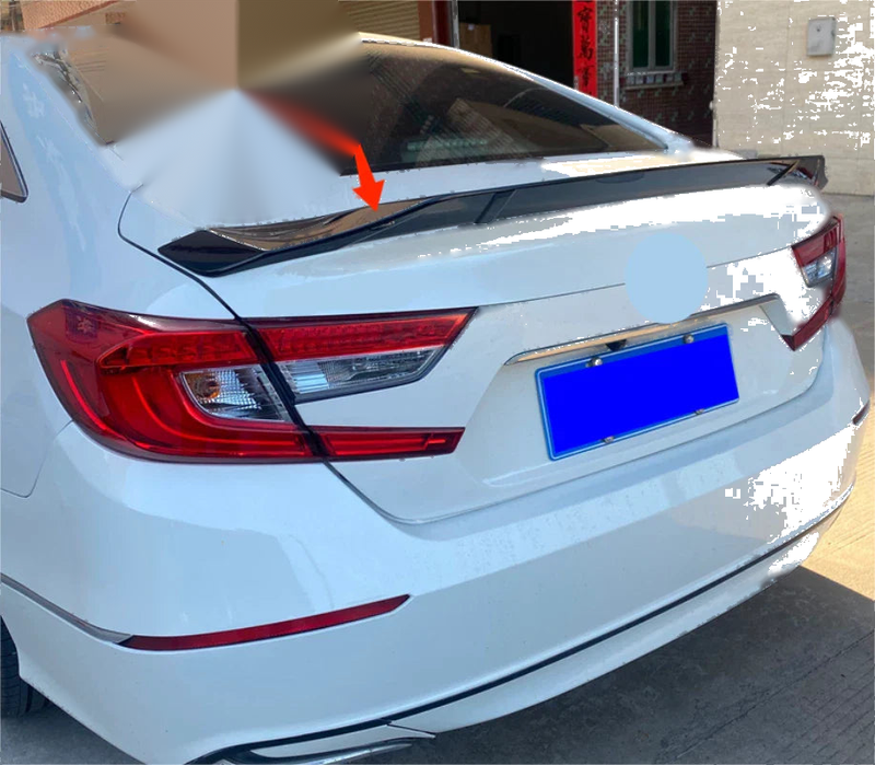 Honda Accord Sedan Rear R Style Spoiler Wing Glossy Black (2018-2022)