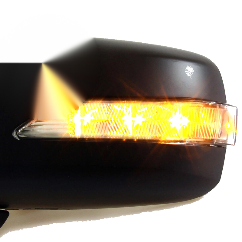 Nissan Navara Pathfinder 2004-2014 Manual Door Mirrors with LED