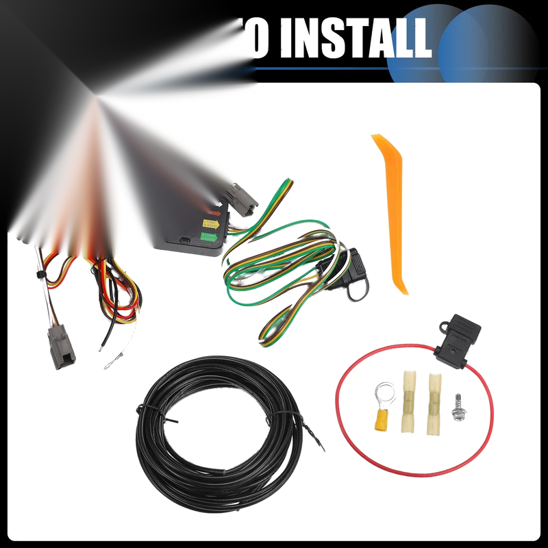 Ford Explorer 4-Pin Trailer Wiring Harness Kit (2020-2022)