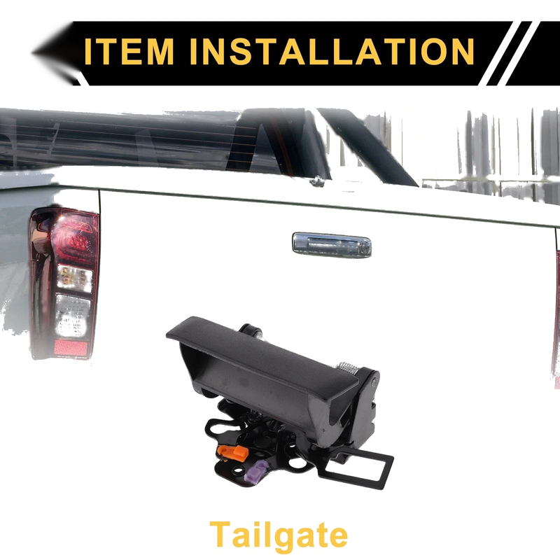 Chevrolet Silverado 1500 Liftgate Latch Tailgate Handle (2007-2013)