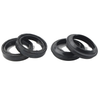 Front Fork Damper Shock Absorber 4 x Black Oil Seals Dust Seals (50-63)