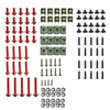 BS7 F2 223PCS Red Fairing Screws & Clips Set