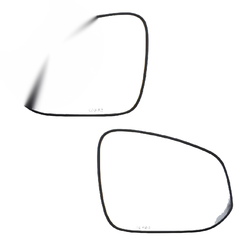 Side Mirror Glass Lens Pair Fits Toyota Hilux Revo SR5 GUN125 M80 SUV 2015-19
