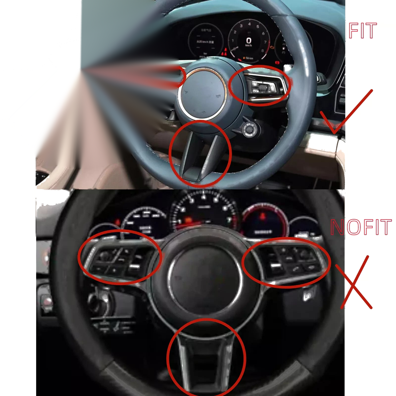 Porsche Panamera 971.2 Steering Wheel Cover (2020-2023)