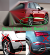 2018-2020 Audi Q5 S-Line SQ5 Mud Flaps Splash Guards (2018-2020)