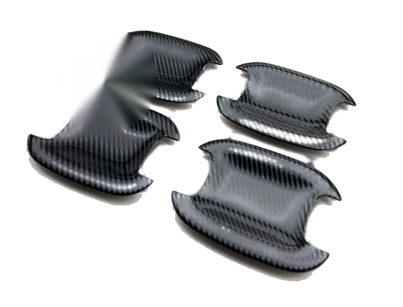 Ford Bronco Sport (2021-2023) 4 x Carbon Fiber Door Handle Bowl Cover Trim