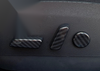 Tesla Model 3 ABS Carbon Fiber Seat Adjustment Switch Cover Trim (2018-2023)