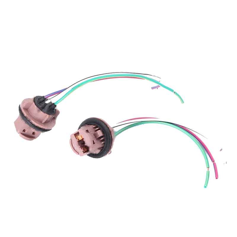 7443 7444 T20 LED Bulb Brake Signal Light Wiring Harness Socket (7441)
