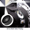 Porsche Cayenne (2010-2014) Black 1 x Piece Drive Belt Idler Pulley