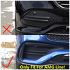 Benz C Class Sedan W206 Chrome Front Fog Light Grilles Covers (2022-2023)