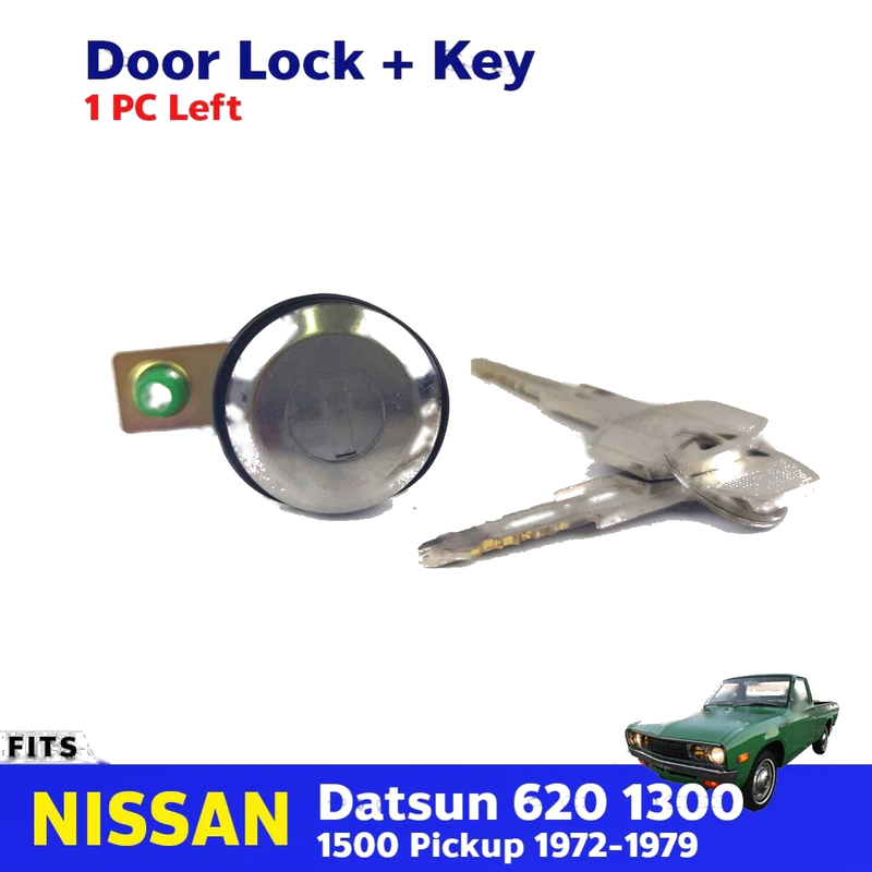Cylinder Door Lock Safety Key LH Fits Datsun Nissan 620 1300 Pickup 1972-79 D08