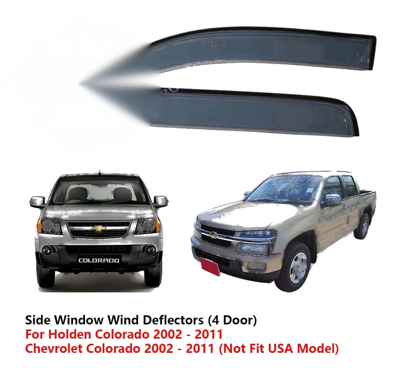 Chevrolet / Holden Colorado 4 Door Wind Shield Air Guard (2002-2011)