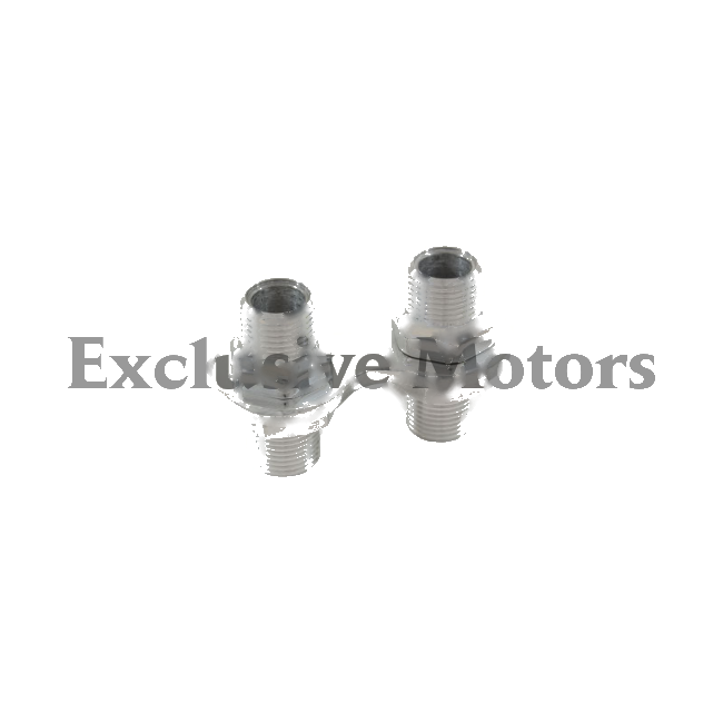2 Port Polished Aluminum Heater Bulkhead (1960-1975)