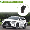 Lexus RX350 2023-2024 Black Faux Leather Car Gear Shift Knob Cover