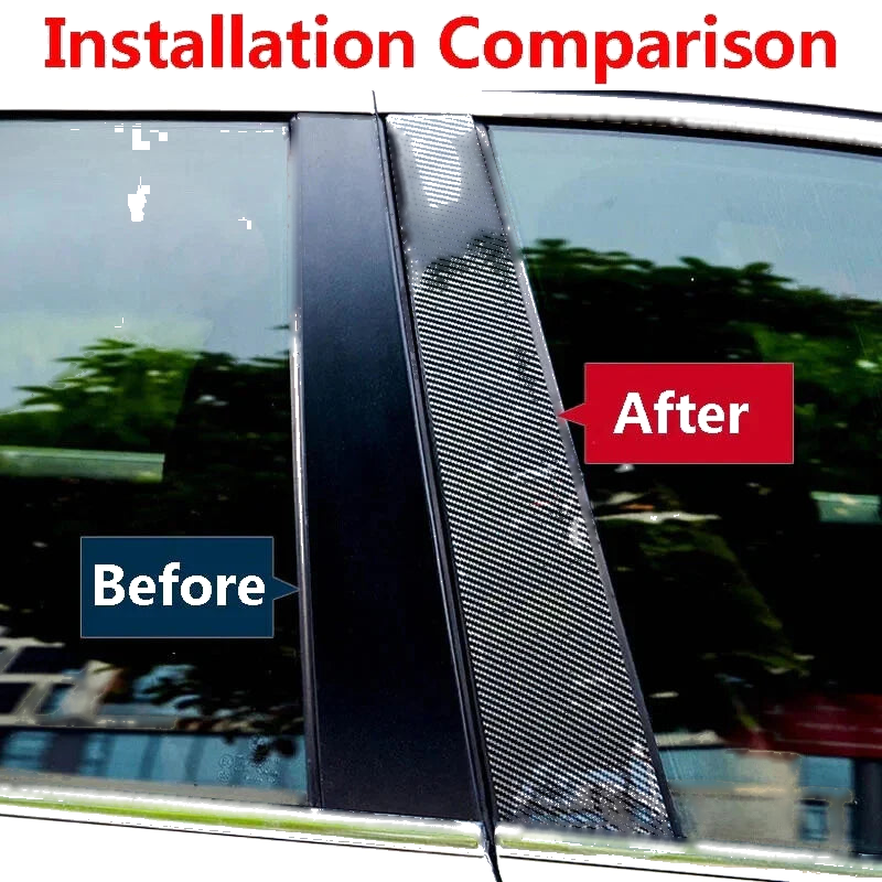 Infiniti G35 G37 6 x Carbon Fiber Window Pillar Posts (2002-2013)