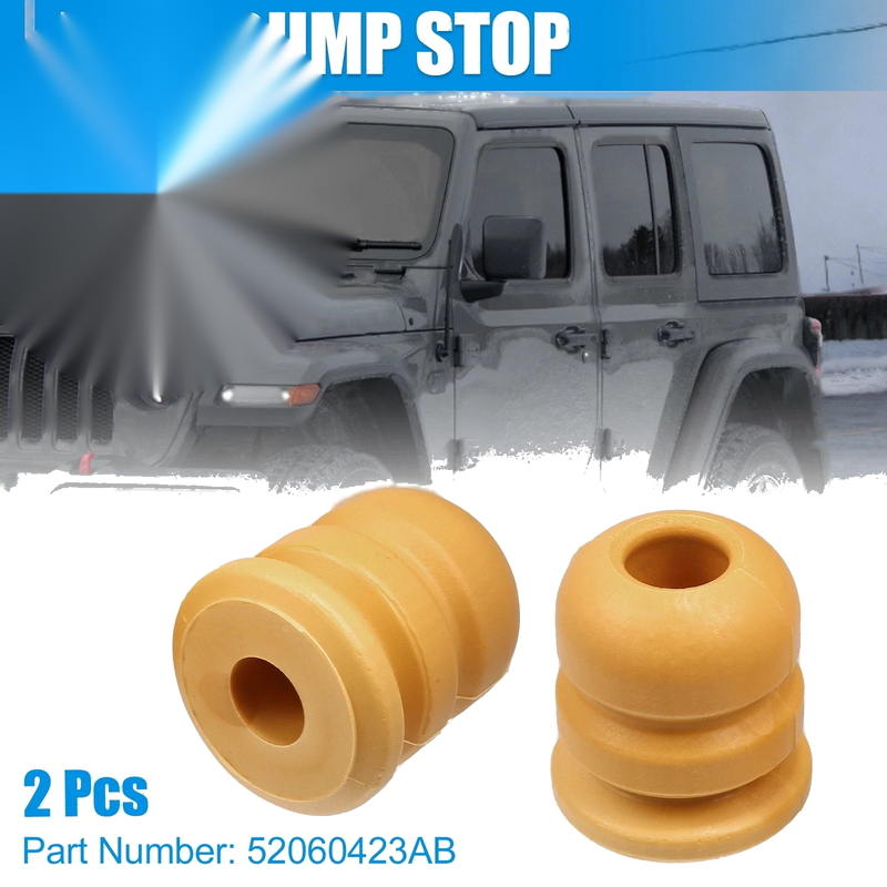 Jeep Wrangler 2018-2022 2-Door Rear Bumper Stops (2 x Bumpers)