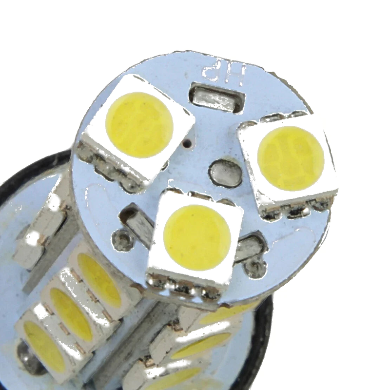 4 x White 3157 3156 LED 18SMD Tail Brake Backup Light Bulbs 8000K