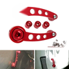 Truck Pickup Door - Red 2 x Billet Aluminum Window Crank Handles