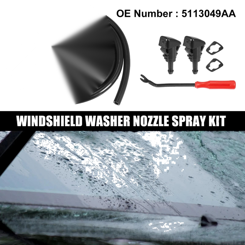 Chrysler 300C 6 x Front Windshield Washer Nozzles (2004-2010)