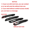 Lexus CT200h 2011-2018 Real Carbon Fiber Exterior Door Handle Cover Trim Fit