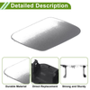Porsche Cayenne (2003-2010) - Silver Tone Washer Nozzle Cover