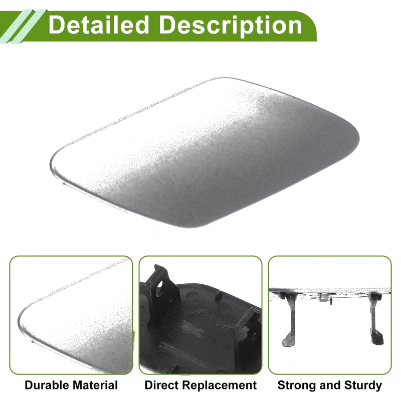 Porsche Cayenne (2003-2010) - Silver Tone Washer Nozzle Cover