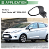 Ford Fiesta Mk7 Electric Adjust Black Left Side Door Mirror Replacement (2017-2023)