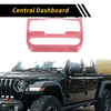 Jeep Wrangler JL JLU (2018-2024) Pink Dashboard Center Control Panel Cover