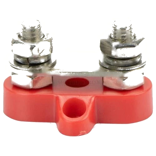Relaxn Boat / Caravan Terminal Stud Double Insulated M8 Red