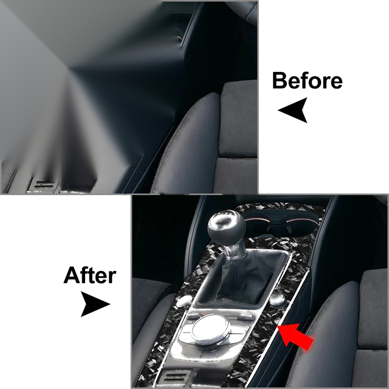Audi A3 S3 2012-2020 Center Console Gear Shift Panel Cover Trim