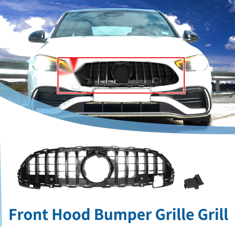 Mercedes-Benz C200 AMG Body Styling Front Upper Bumper Grille (2023)