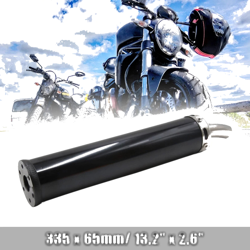 Exhaust Pipe Muffler / 350 x 65mm / Motorcycle Exhaust