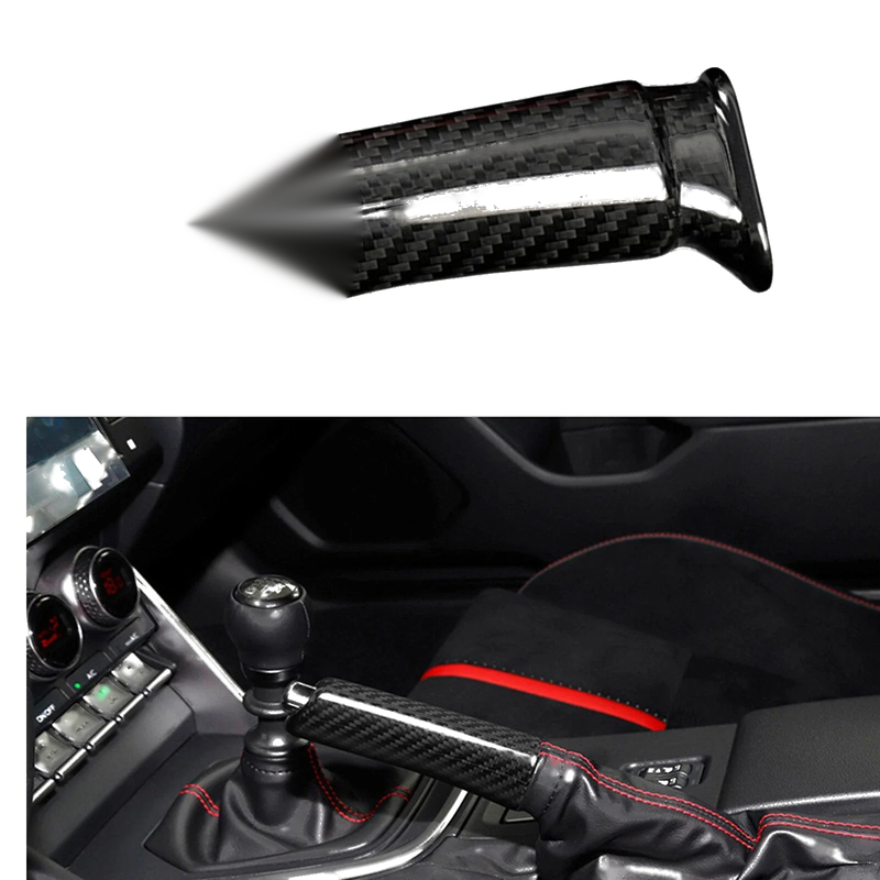 Subaru WRX, Toyota GR86 1PC Black Carbon Fiber Hand Brake Cover (22-23)